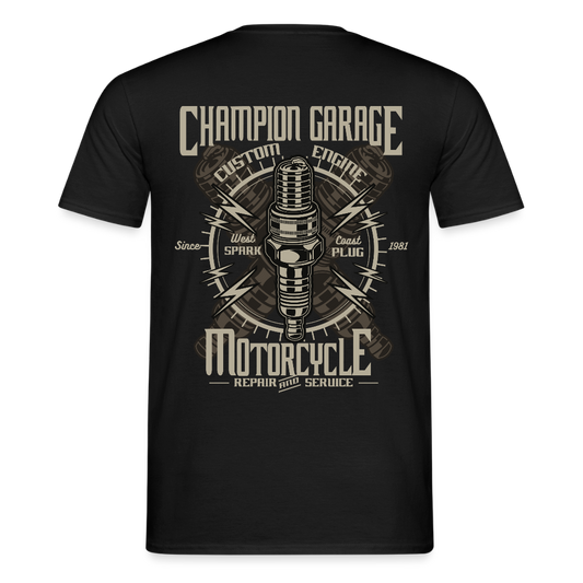 Spark Plug Men's T-Shirt - black