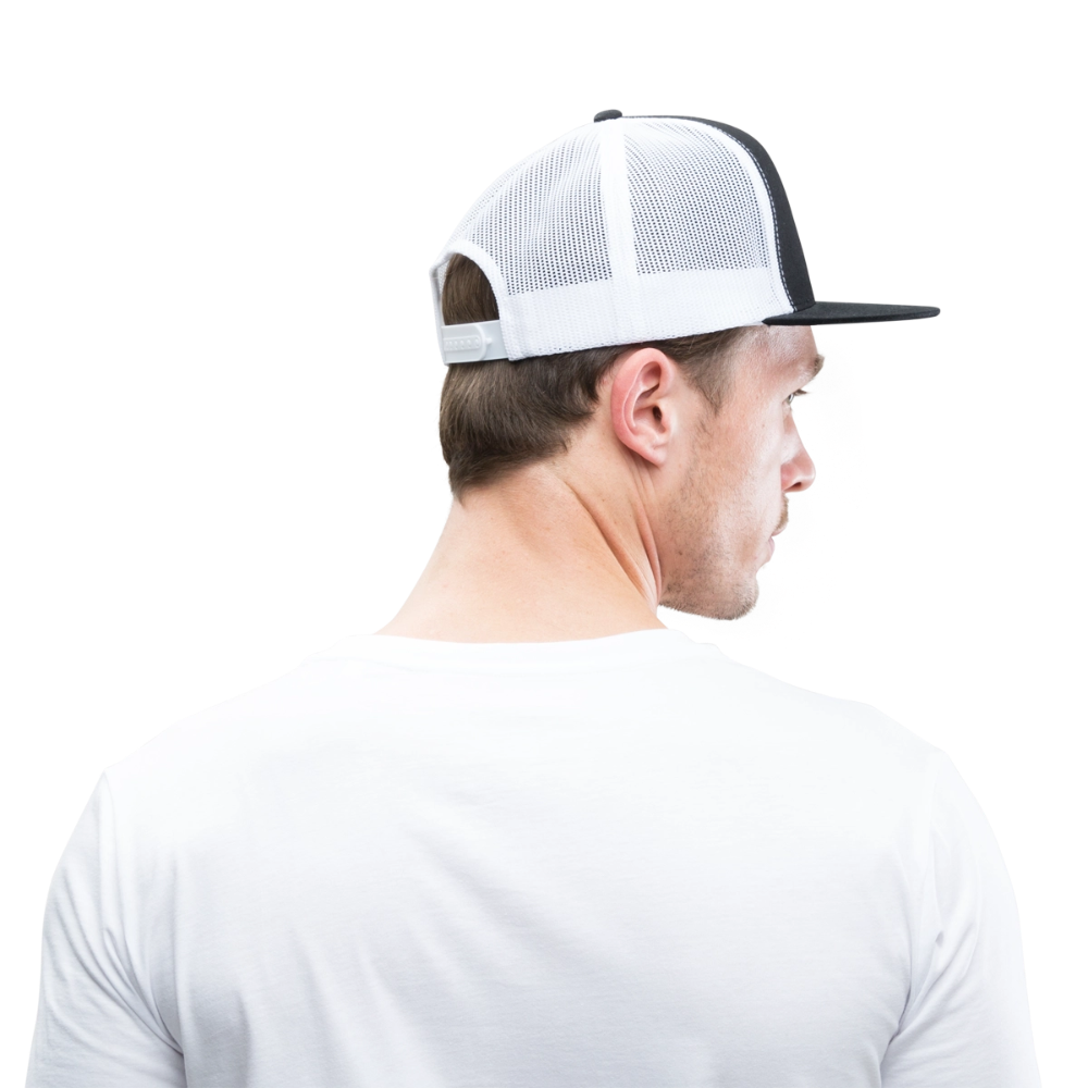 Spark Plug Trucker Hat - black/white