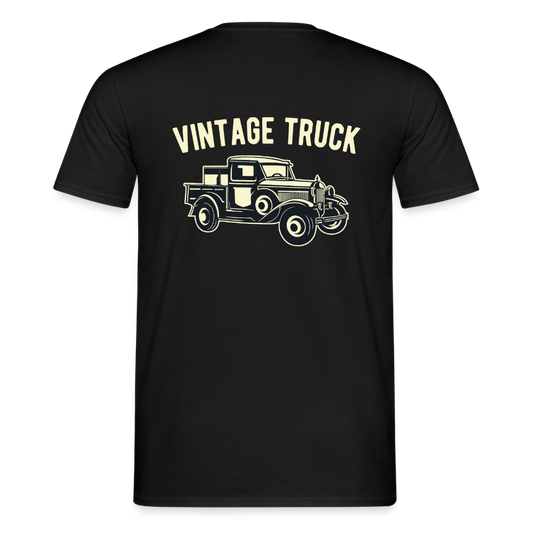 Vintage truck Men's T-Shirt - black