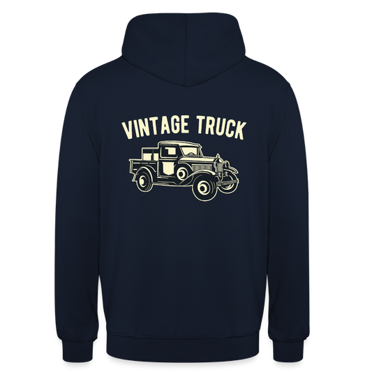 Vintage truck Unisex Hoodie - navy