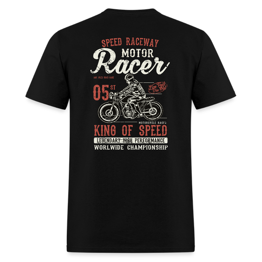 Motor Racer Unisex Classic T-Shirt - black